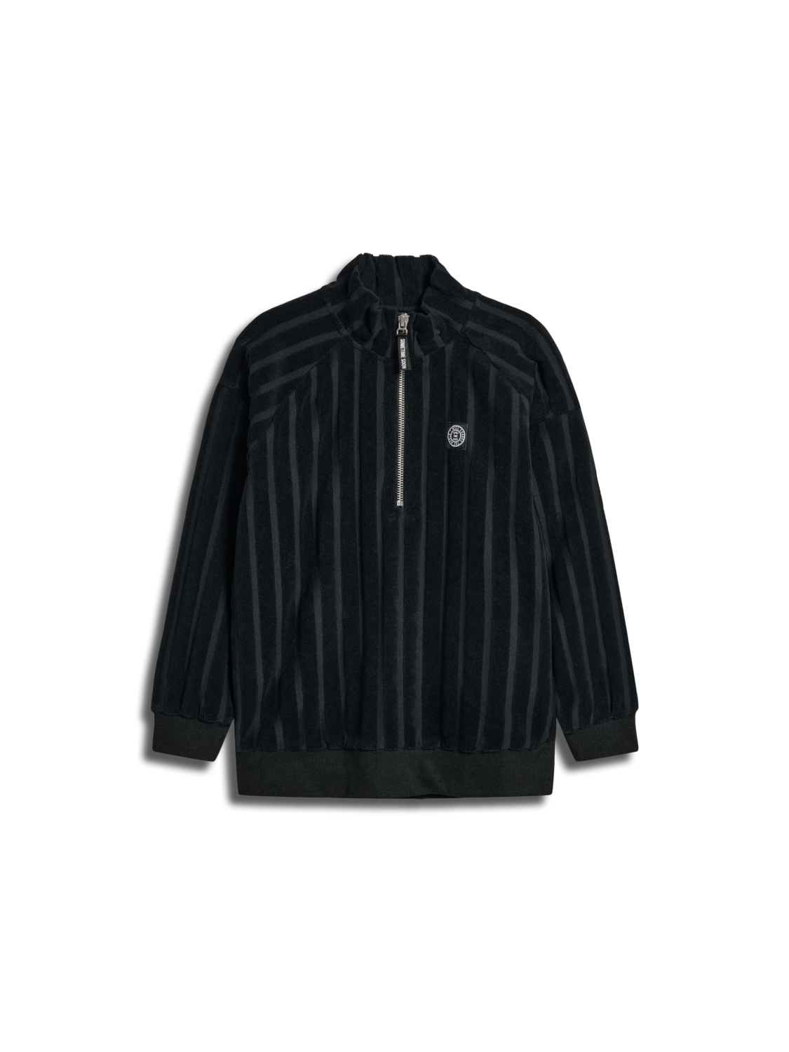 stsCARSON HALF ZIP, BLACK, packshot