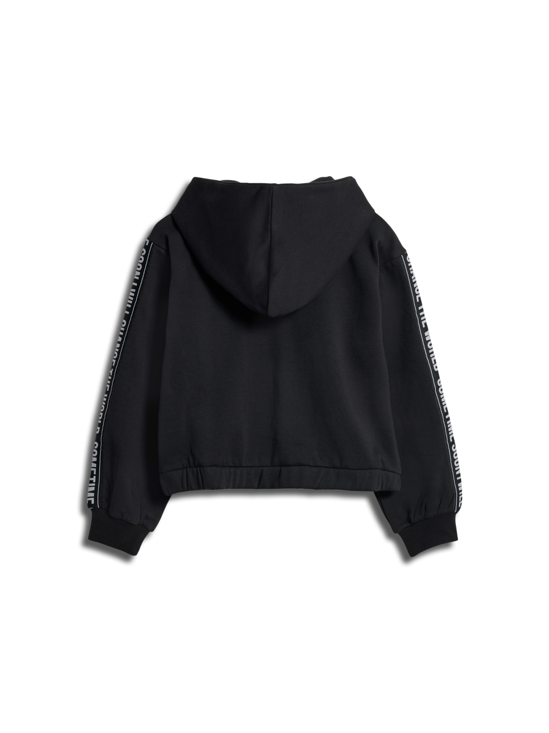 stsEVIE ZIP HOODIE, BLACK, packshot
